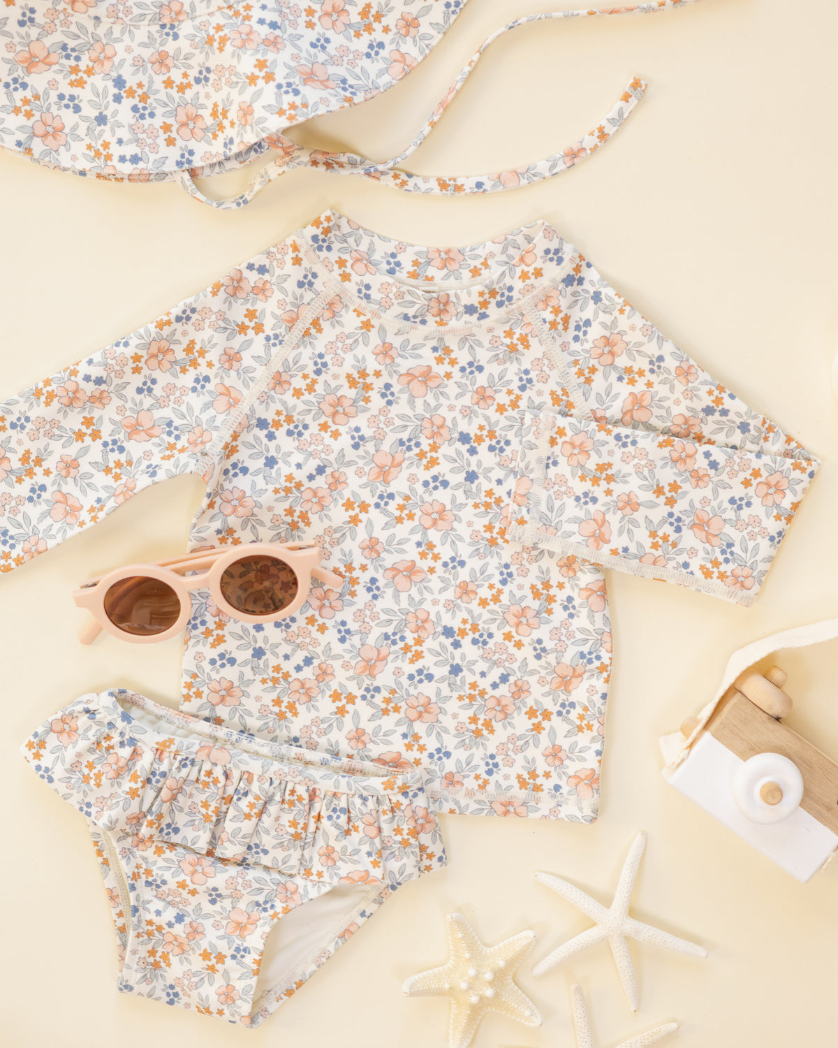 Flower Fields Rashguard Set