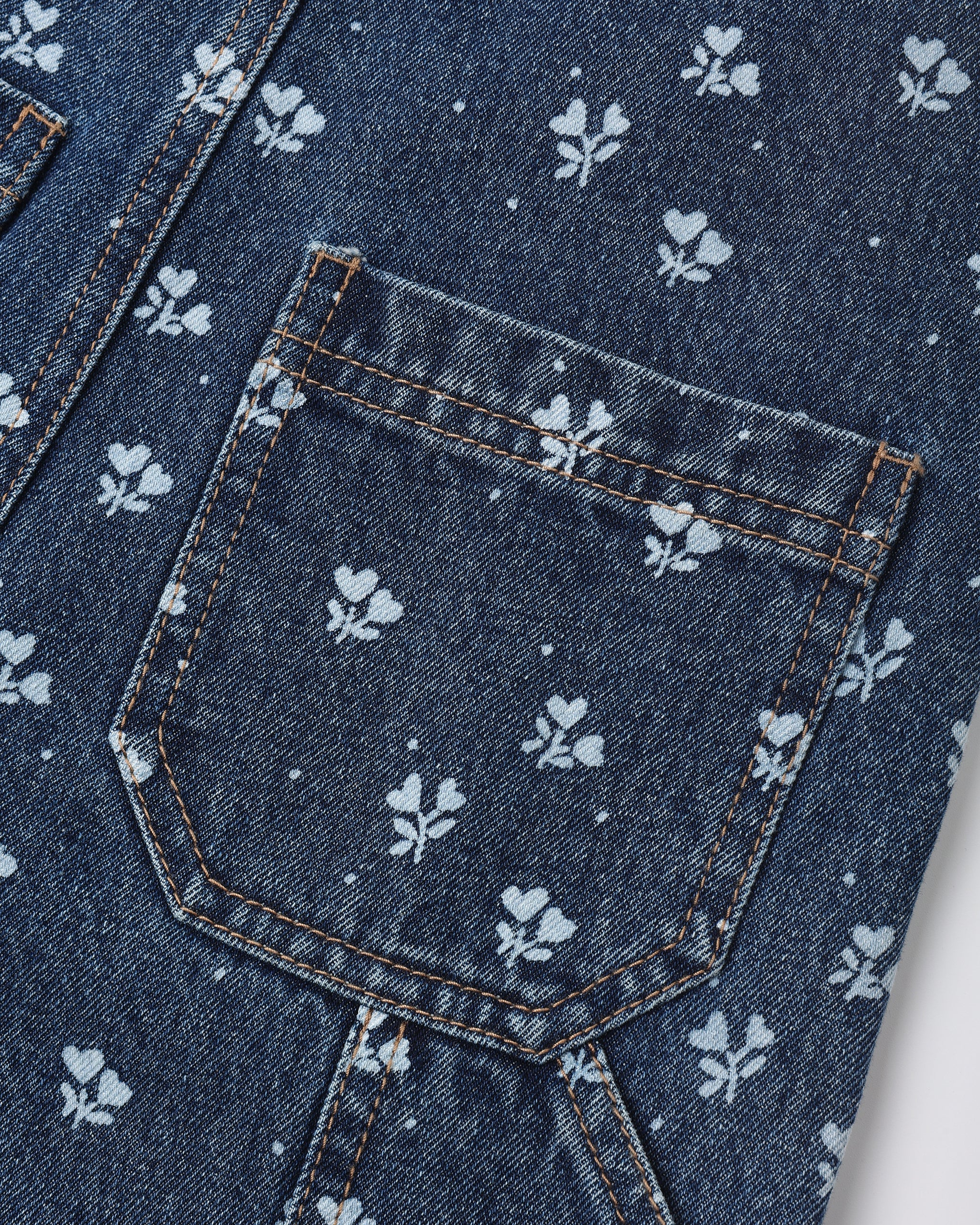 Heart Ditsy Barrel Pant