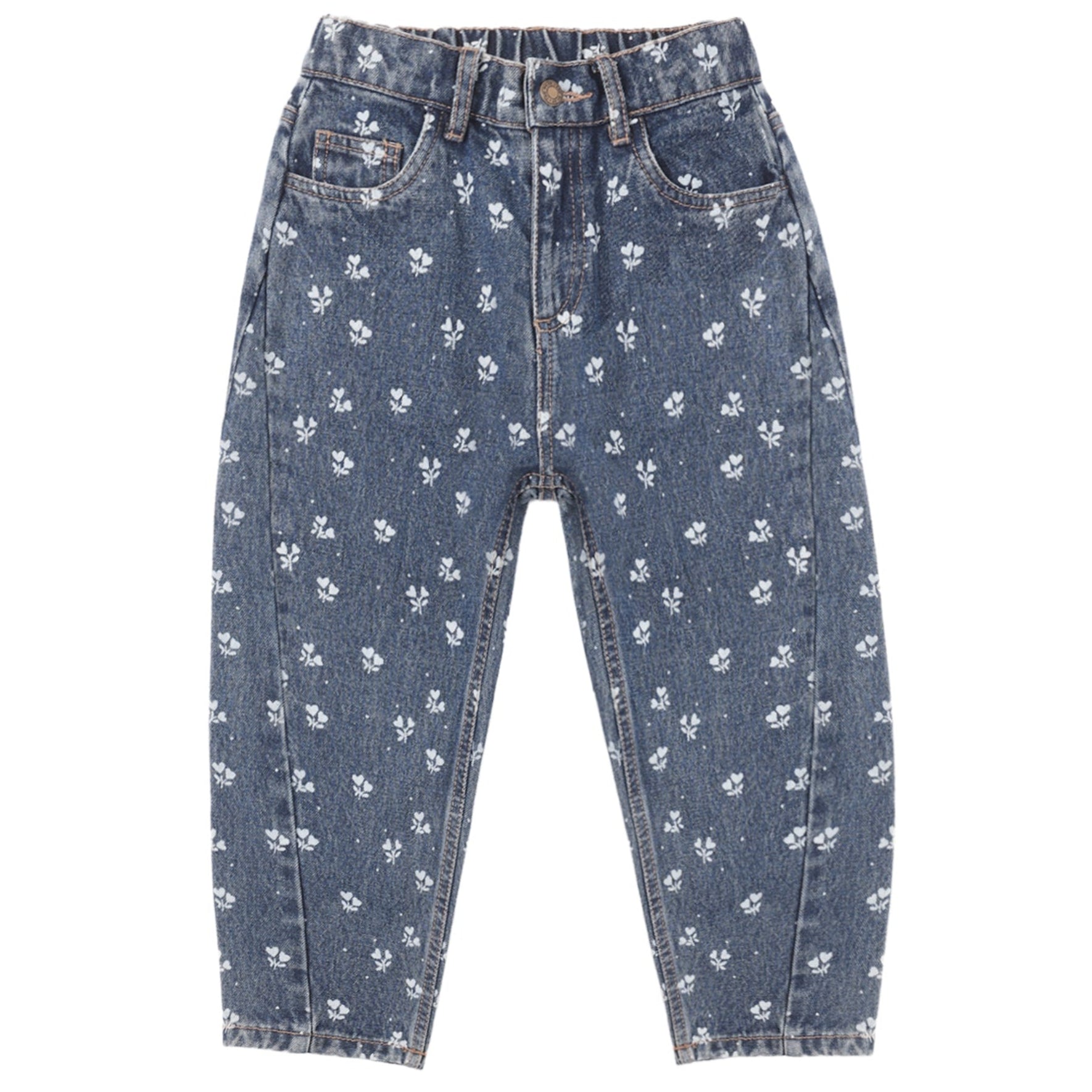 Heart Ditsy Barrel Pant