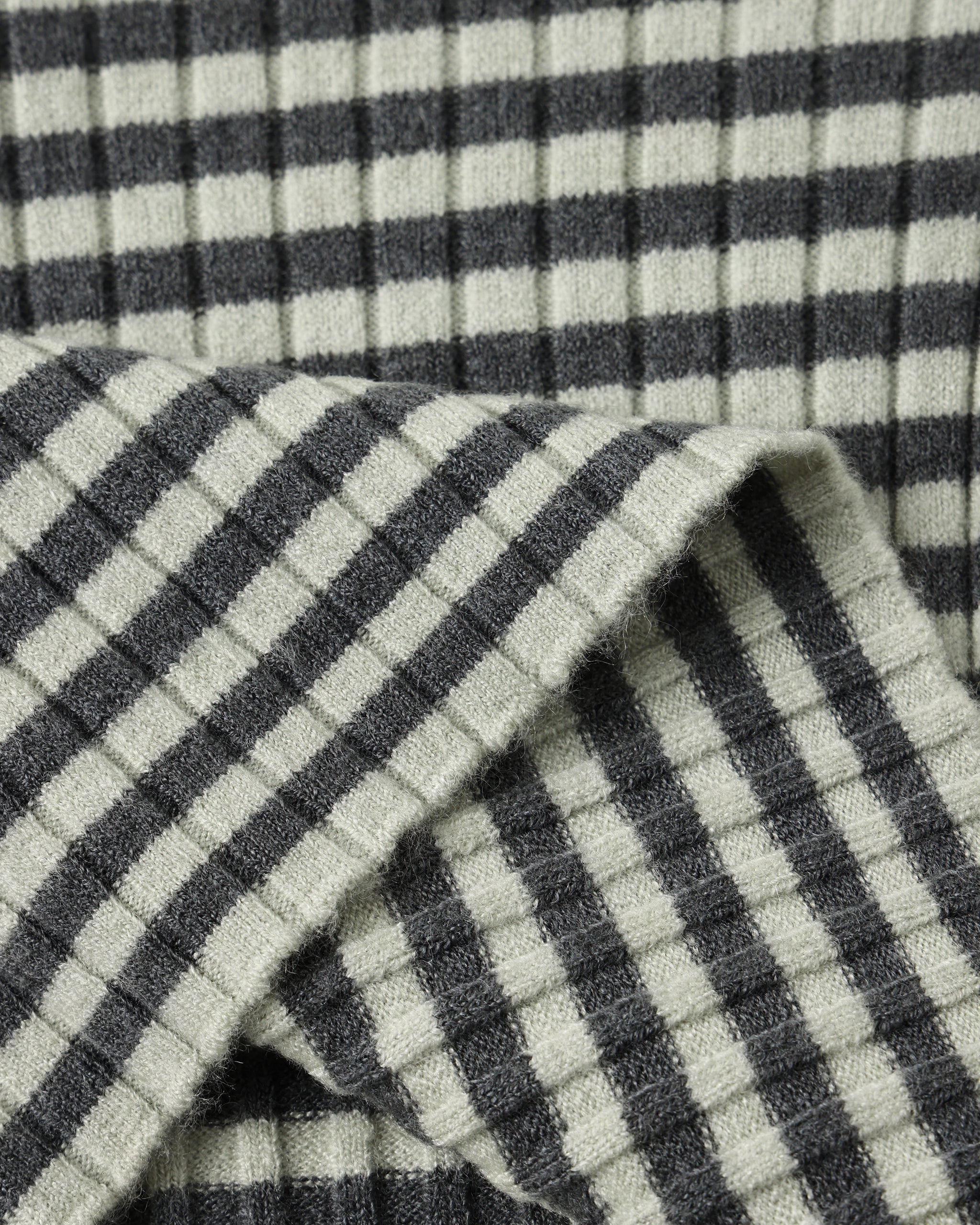 Midnight Stripe Long Sleeve Knit Tee