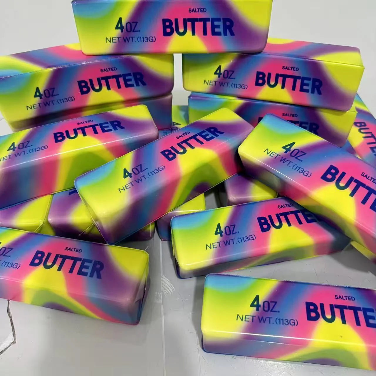Rainbow Butter Stick Squishy