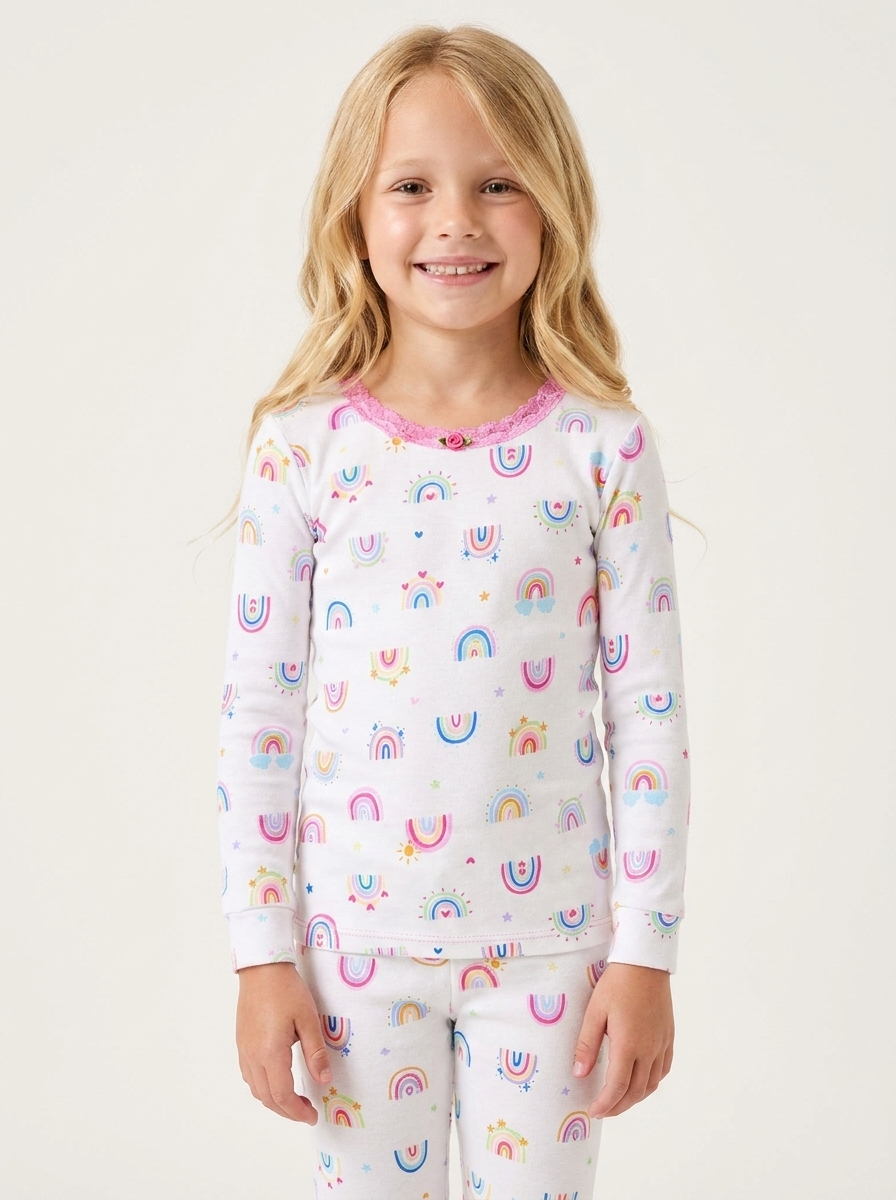 Rainbows LS PJ Set