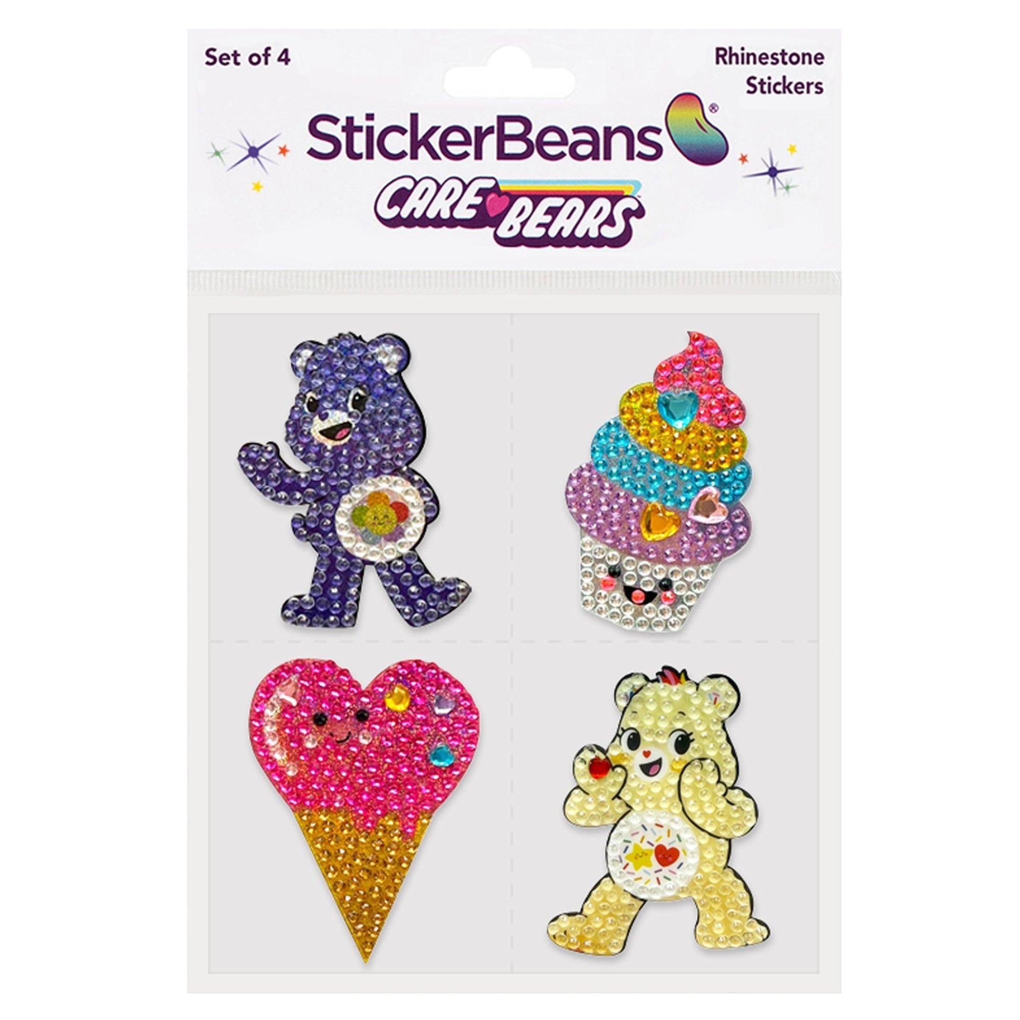 Care Bears & Ice Cream Set of 4