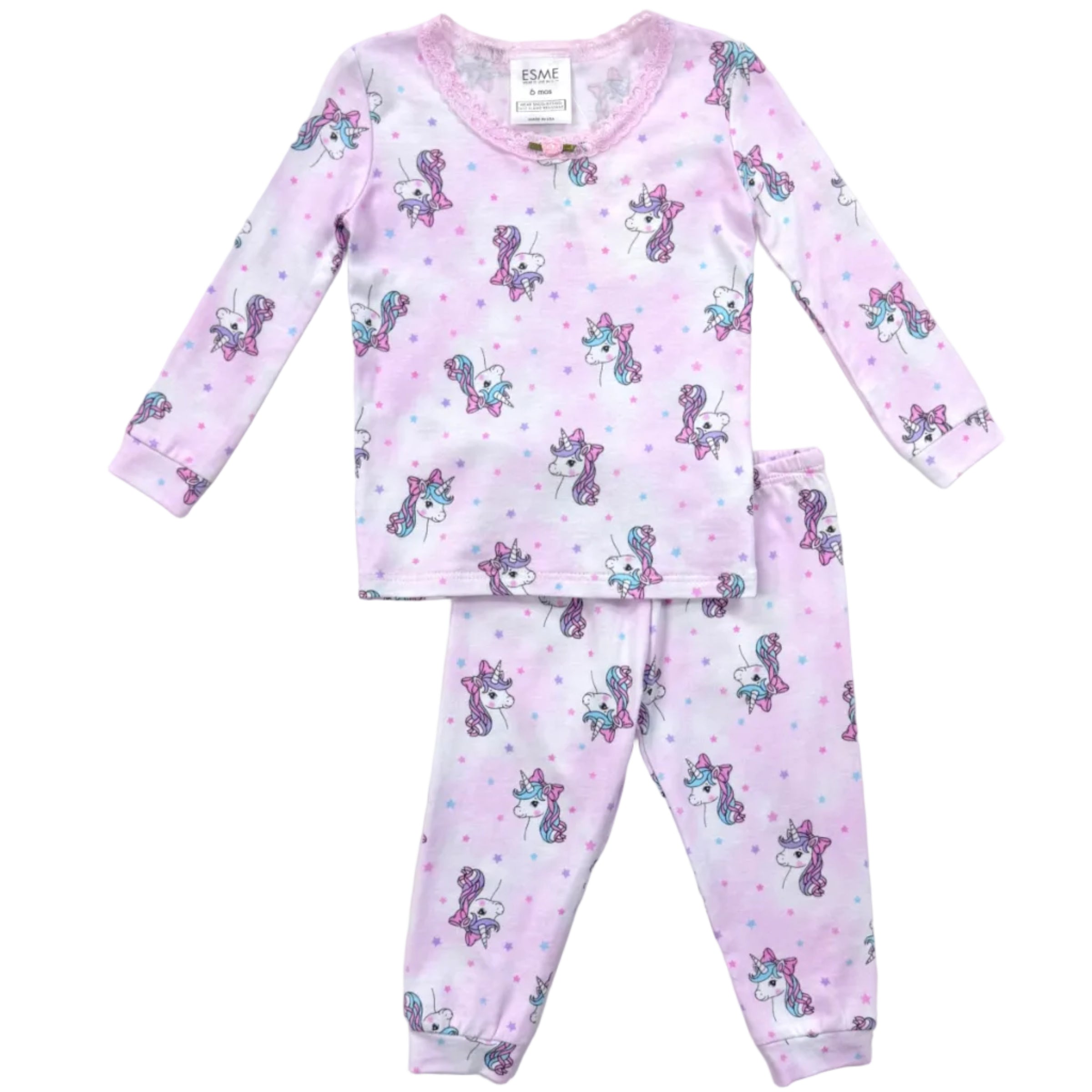 Coquette Unicorn LS Pajama Set