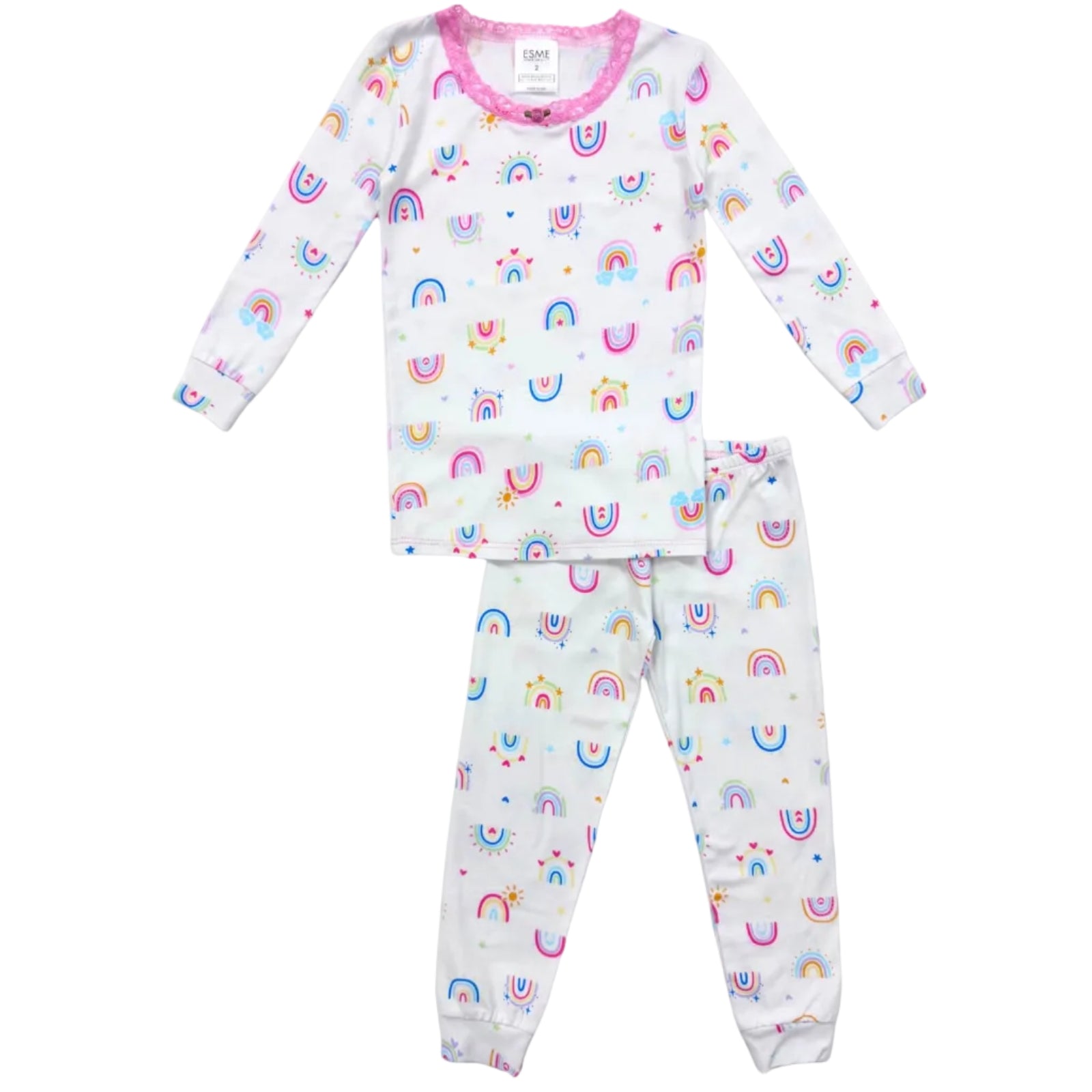 Rainbows LS PJ Set