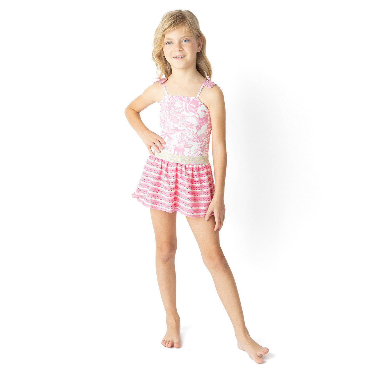 Paradise 1pc Swimsuit & Skirt Set