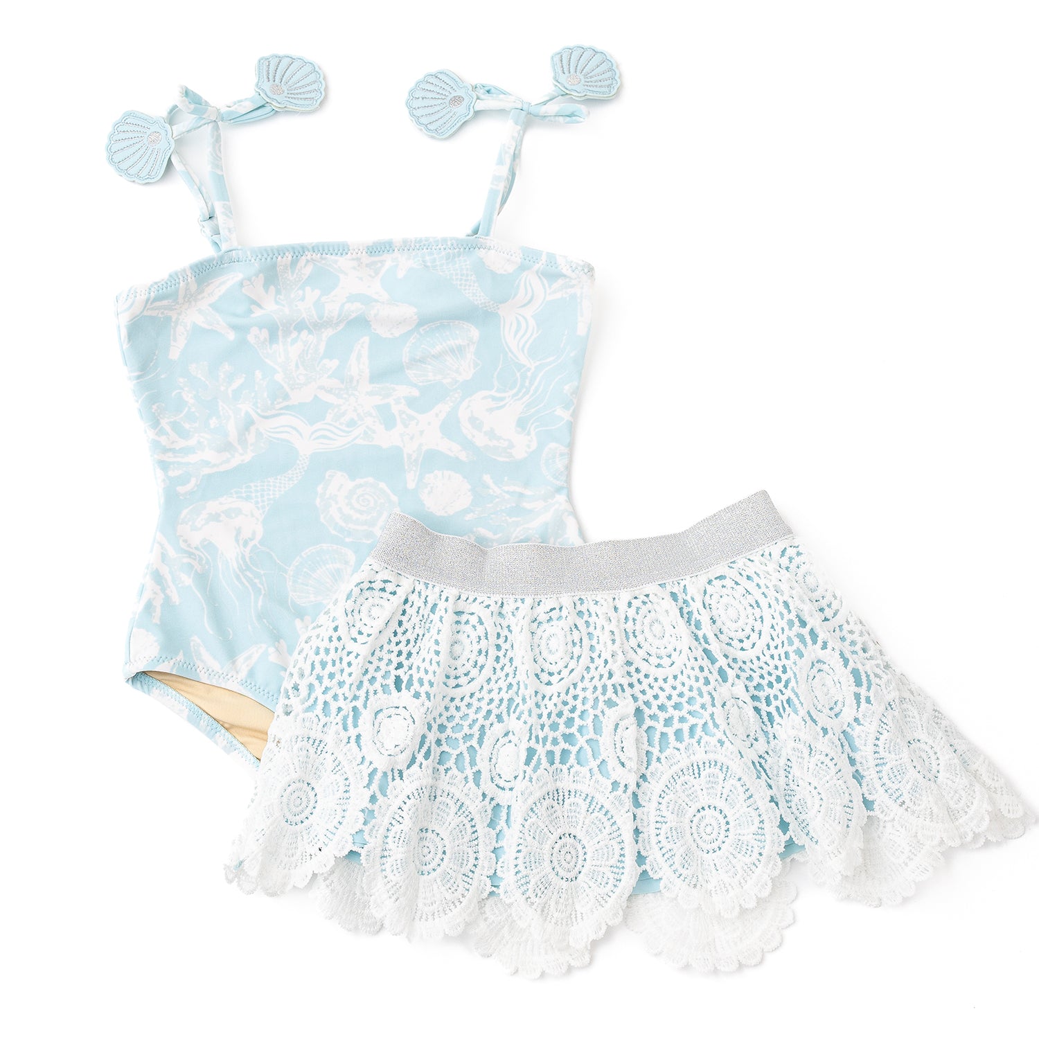 Snorkel 1pc Swimsuit & Skirt Set