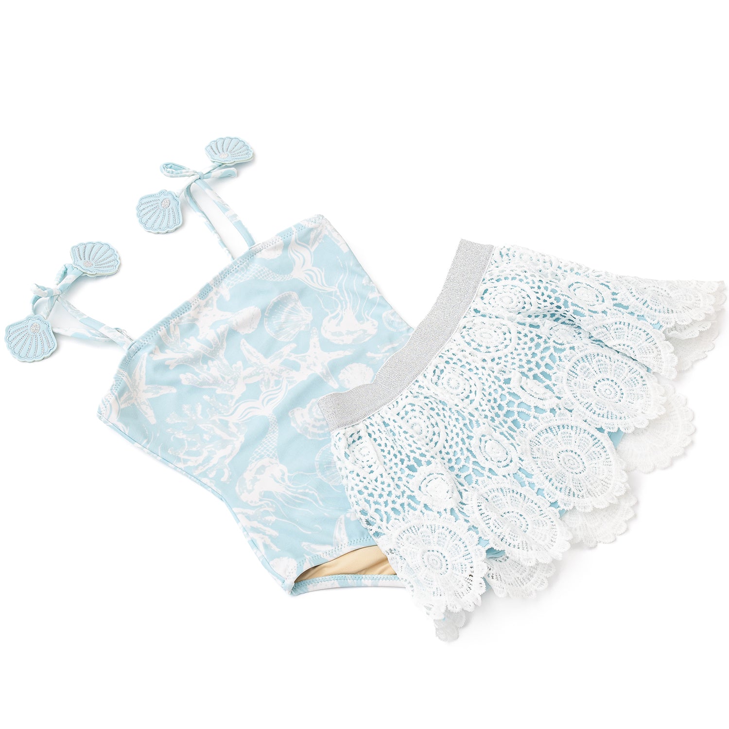 Snorkel 1pc Swimsuit & Skirt Set