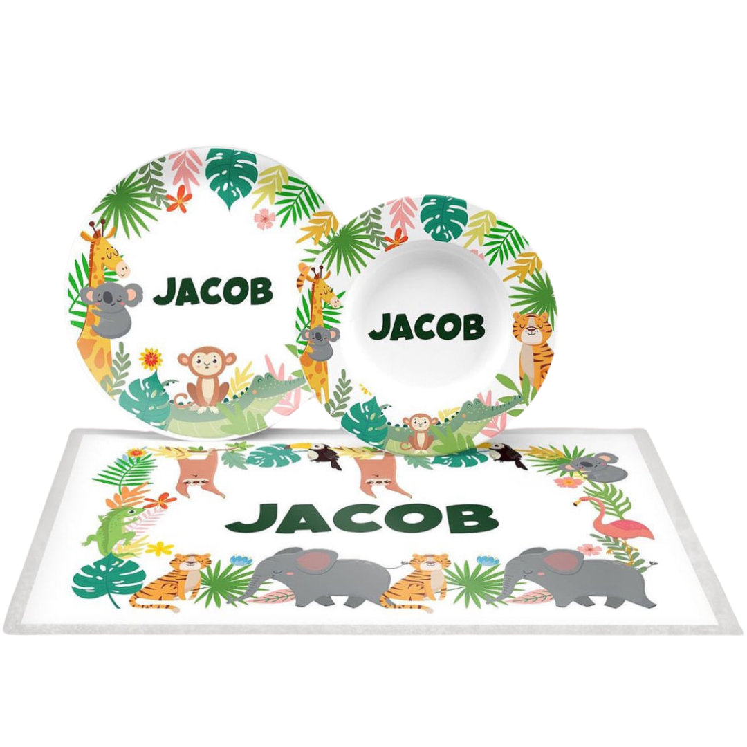Personalized Safari Dishware