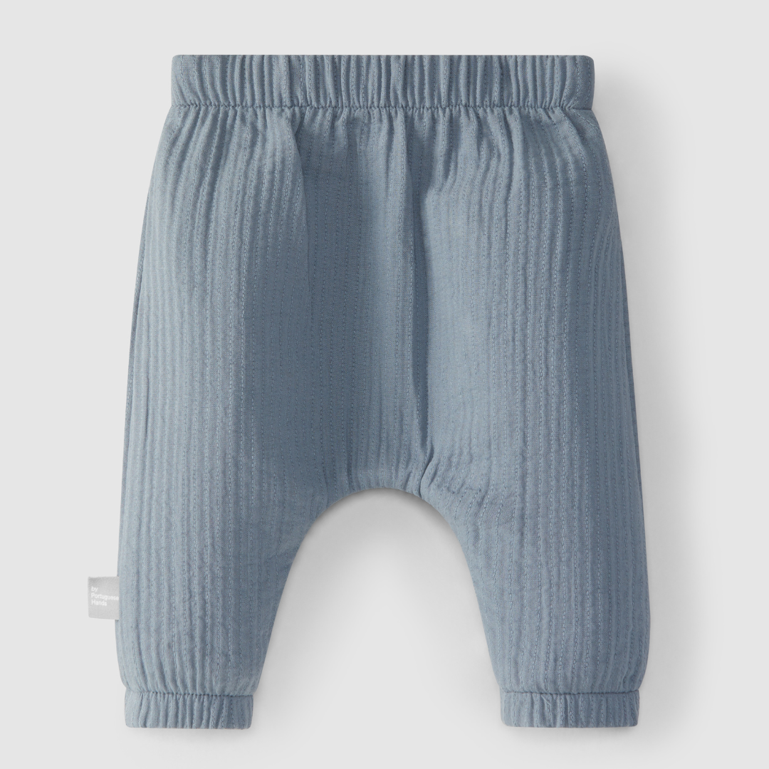 Blue Striped Sweatshirt Set