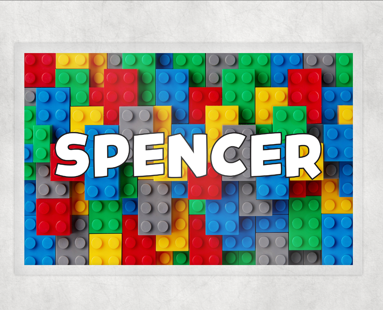 Personalized Legos Dishware