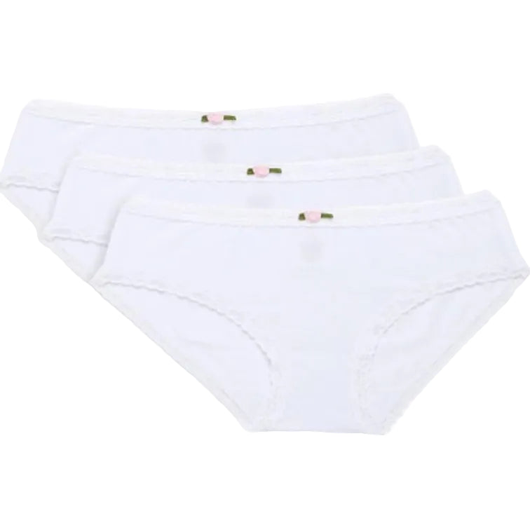 White Solids 3Pk Panties