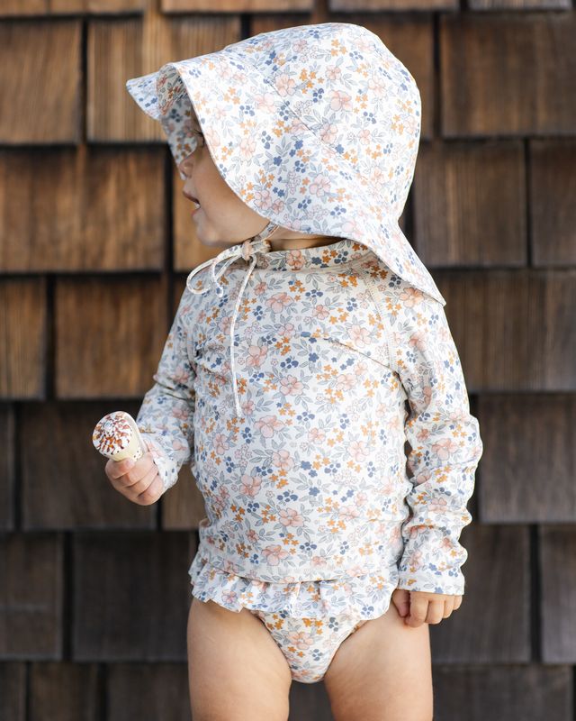 Flower Fields Rashguard Set