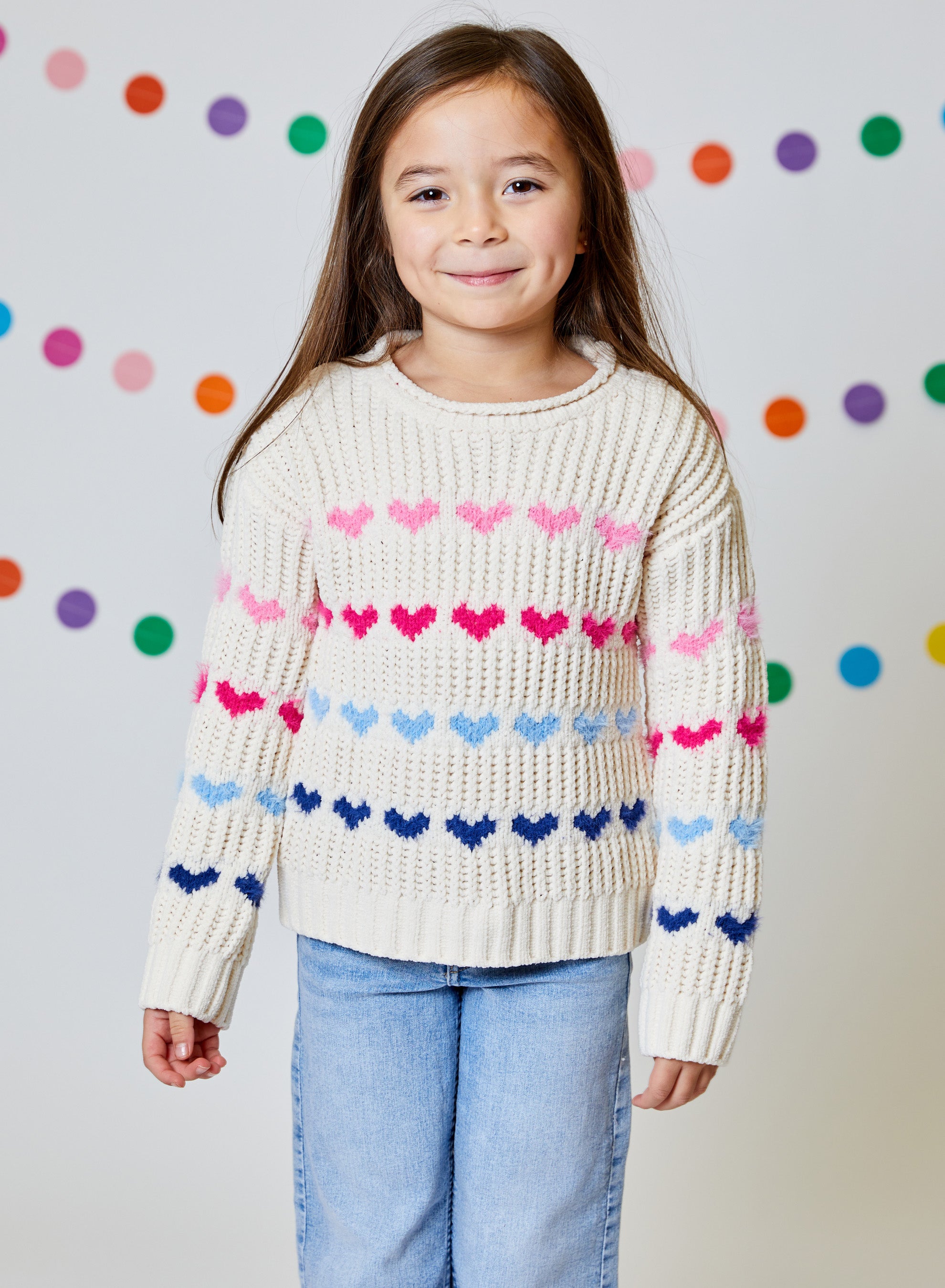 Rainbow Heart Sweater