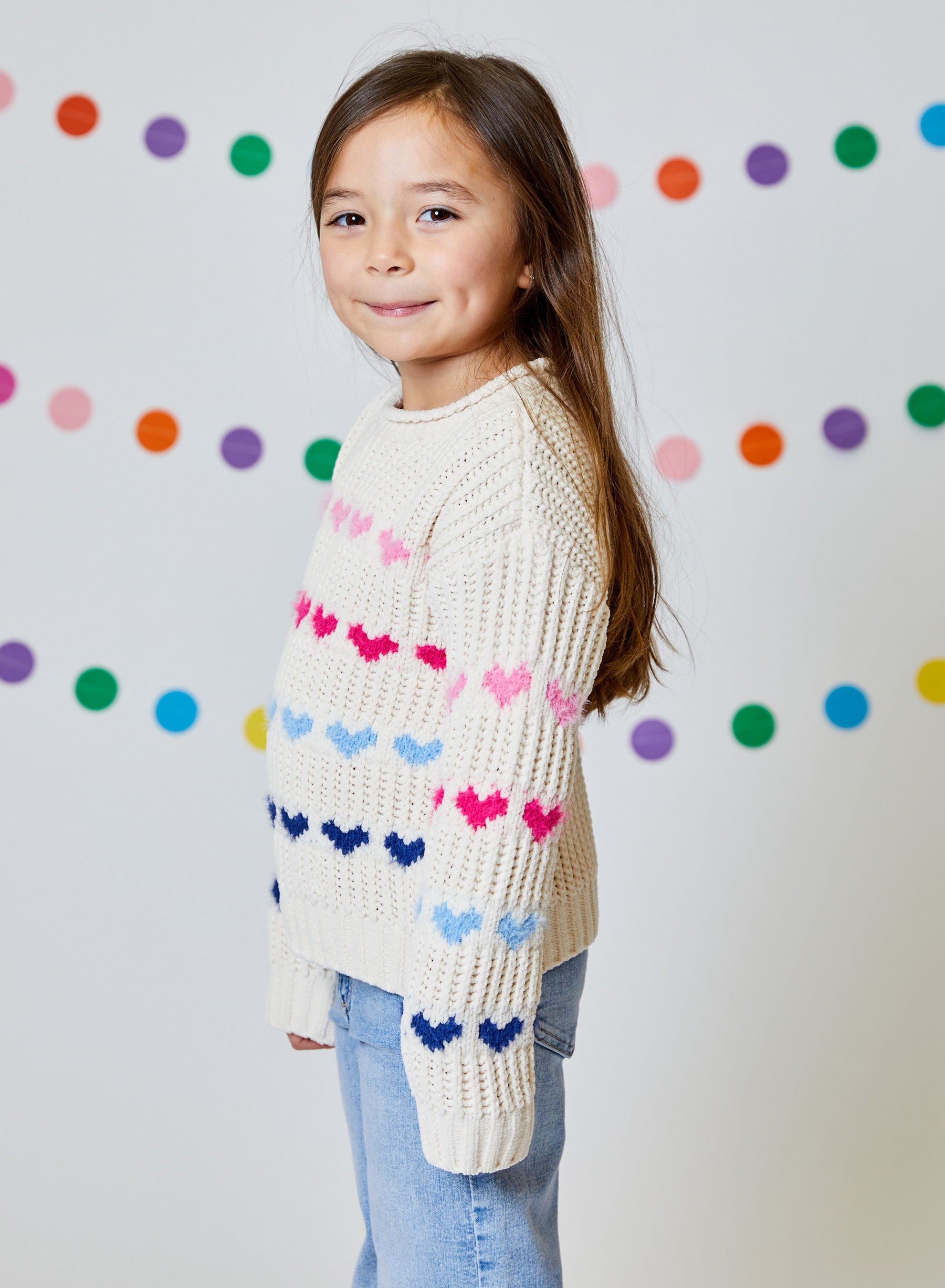 Rainbow Heart Sweater