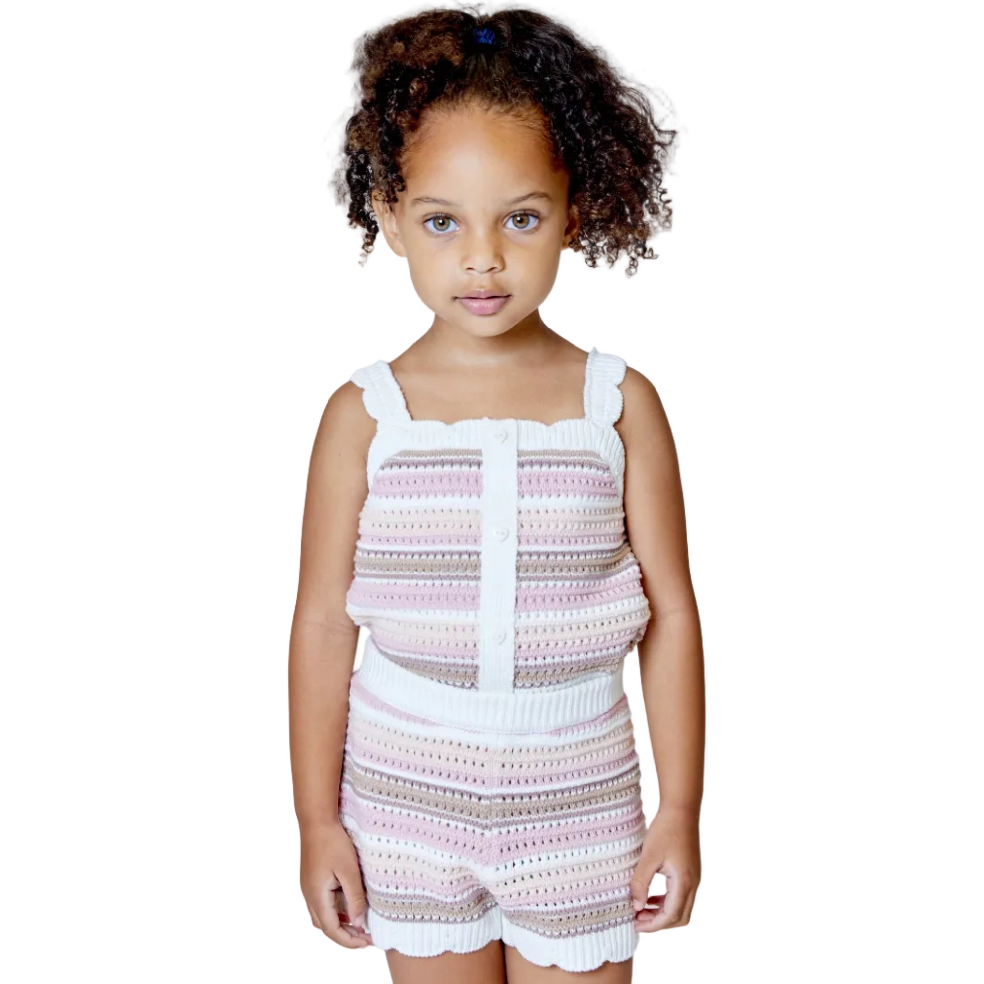 Striped Knit Shorts