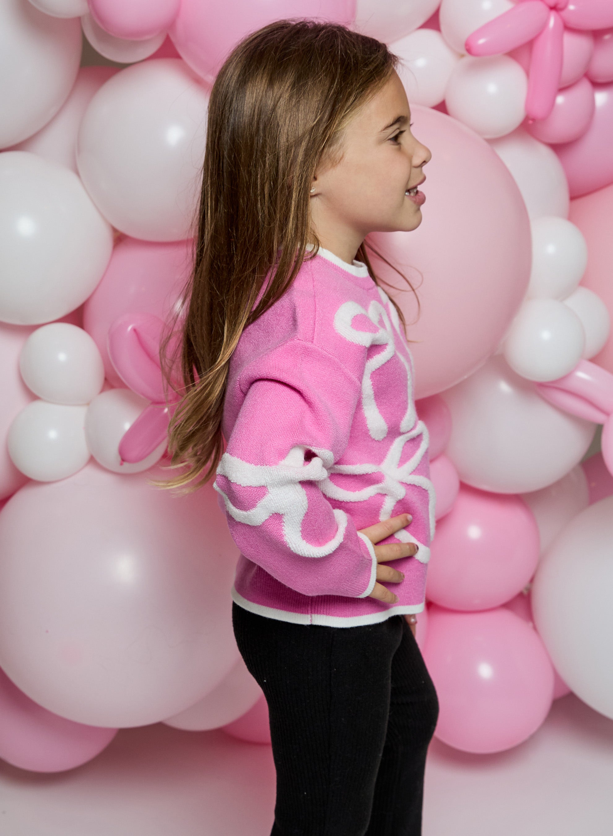 Pink Bow Sweater