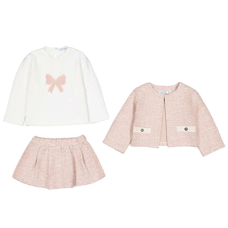Tweed 3pc Skirt Set