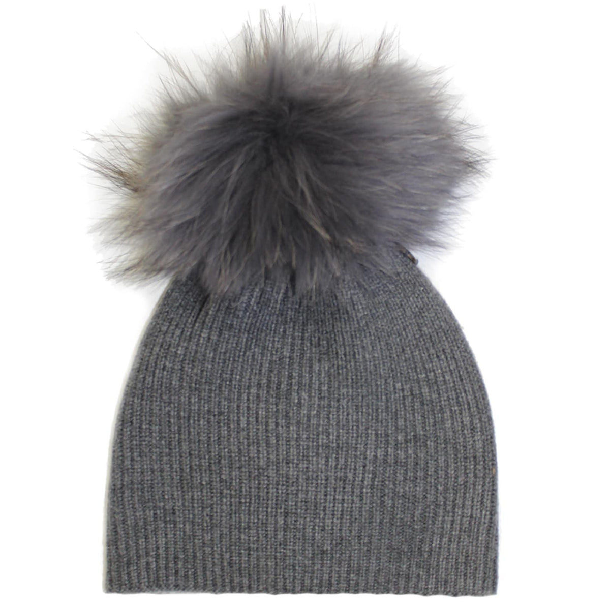 Knitted Wool Pom Hat