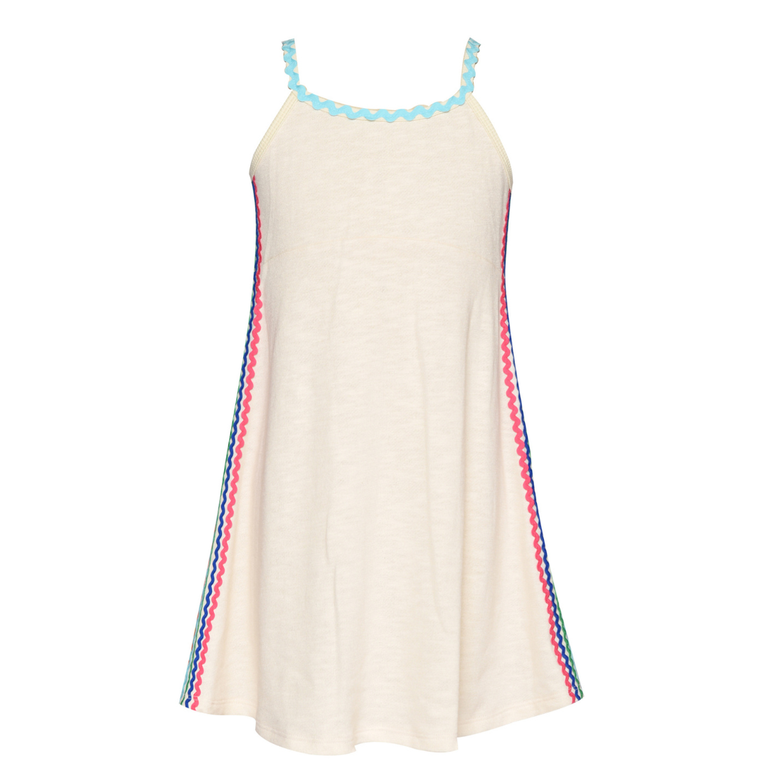 Rainbow Rick Rack Fit and Flare Dress