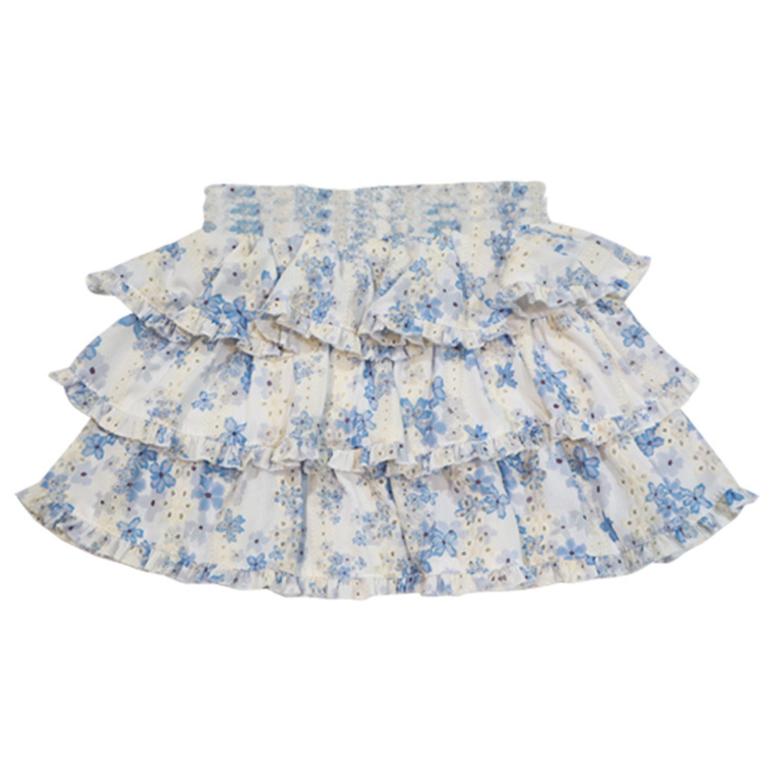3 Tier Hibiscus Skort
