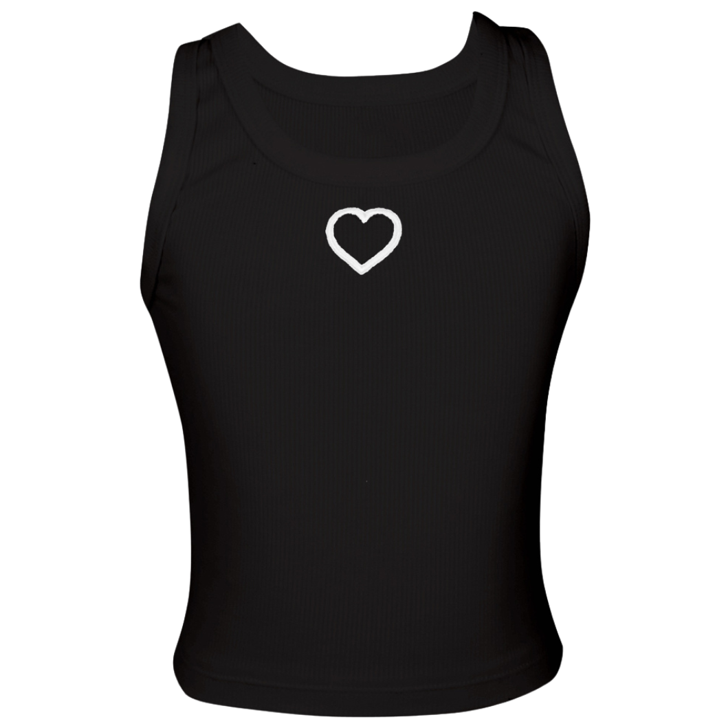 Cutout Heart Tank