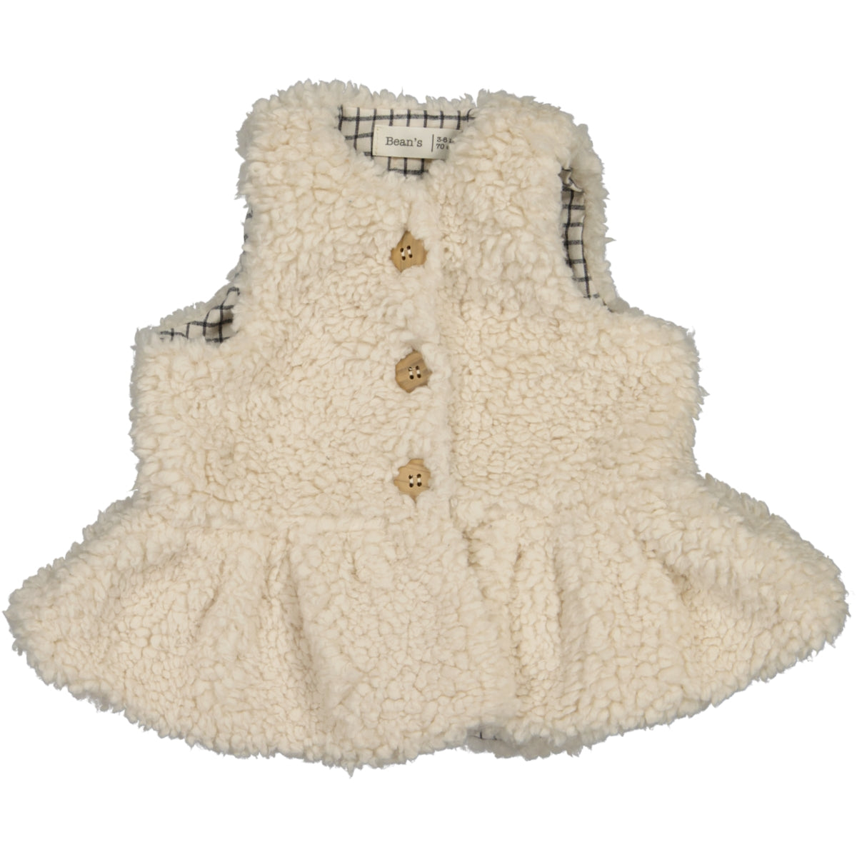 Polar Peplum Vest