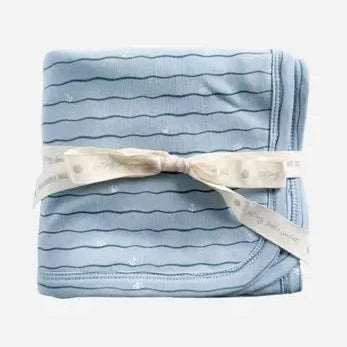 Nautical Waves Hooded Towel Baby Gift