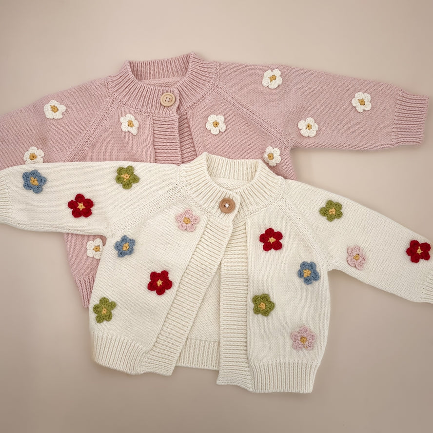Cotton Flower Cardigan