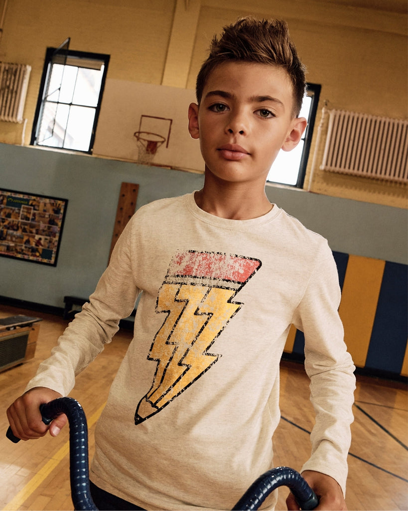 Pencil Bolt LS Tee - Meems
