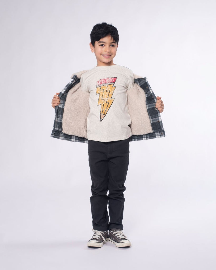 Pencil Bolt LS Tee - Meems