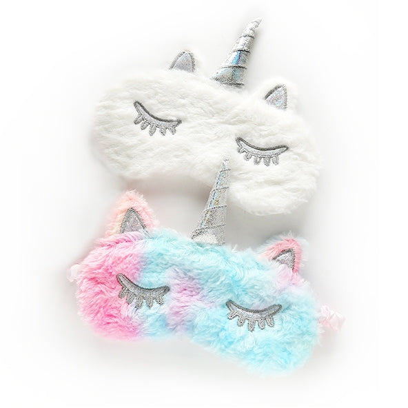 Furry Unicorn Eye Mask