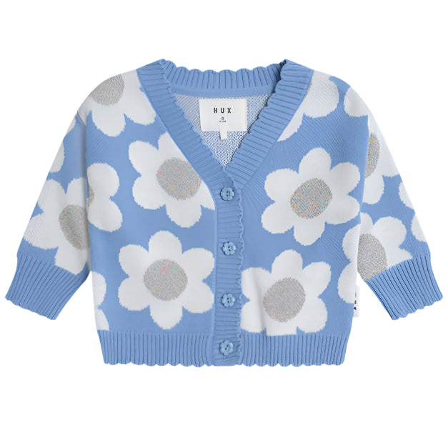 Daisy Scalloped Knit Cardi