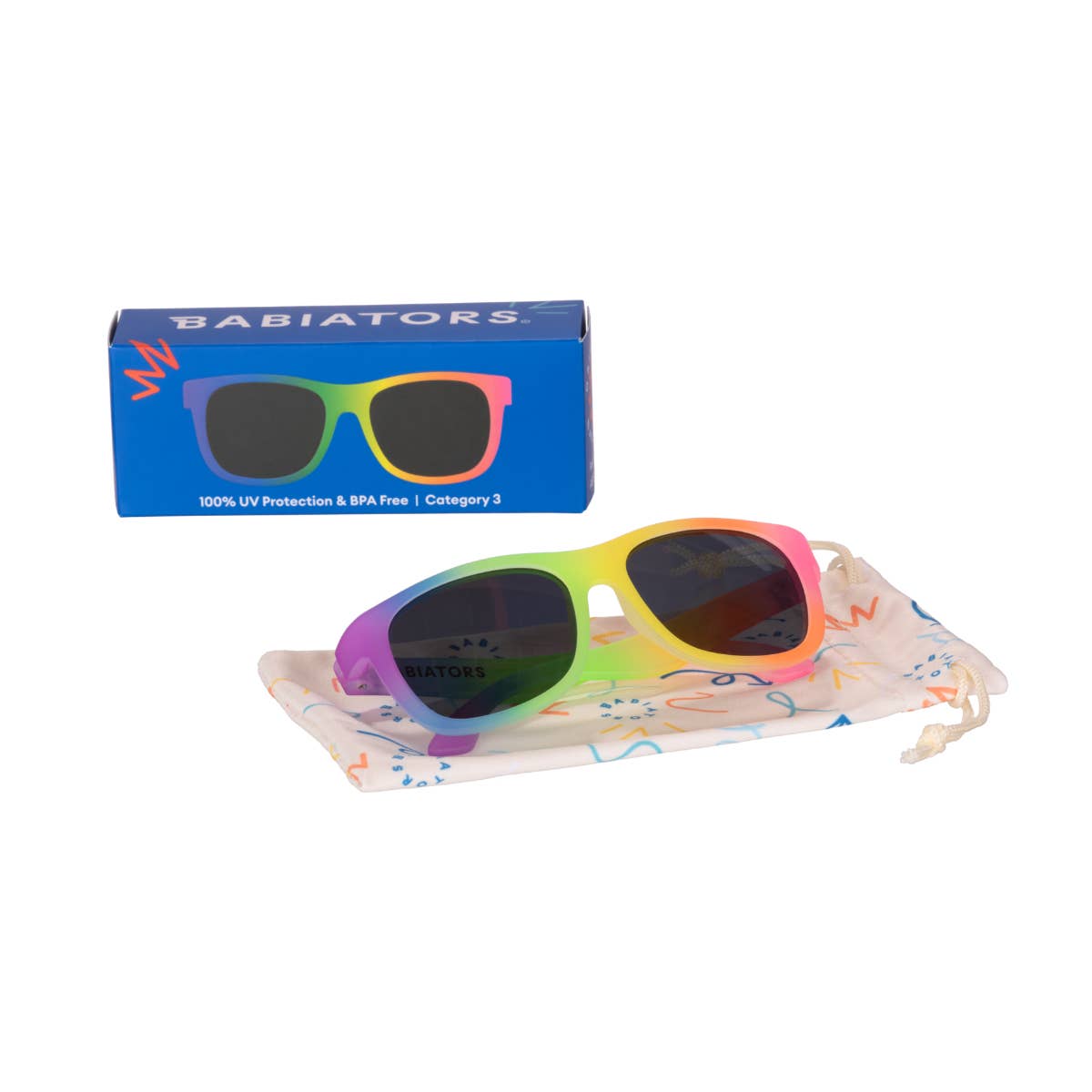 Neon Rad Rainbow Navigator Sunglasses