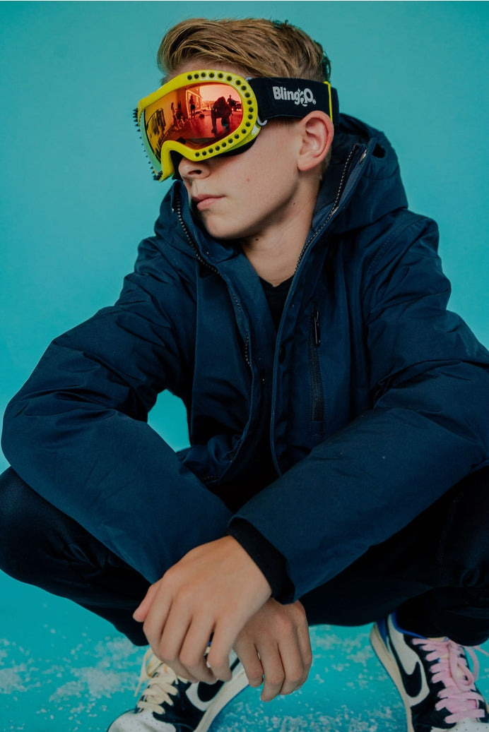Lime Spike Ski Goggle