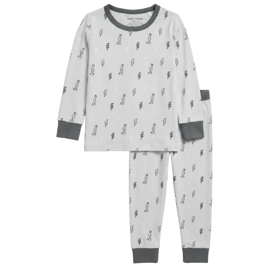 Lightning Bolt 2pc Pajamas