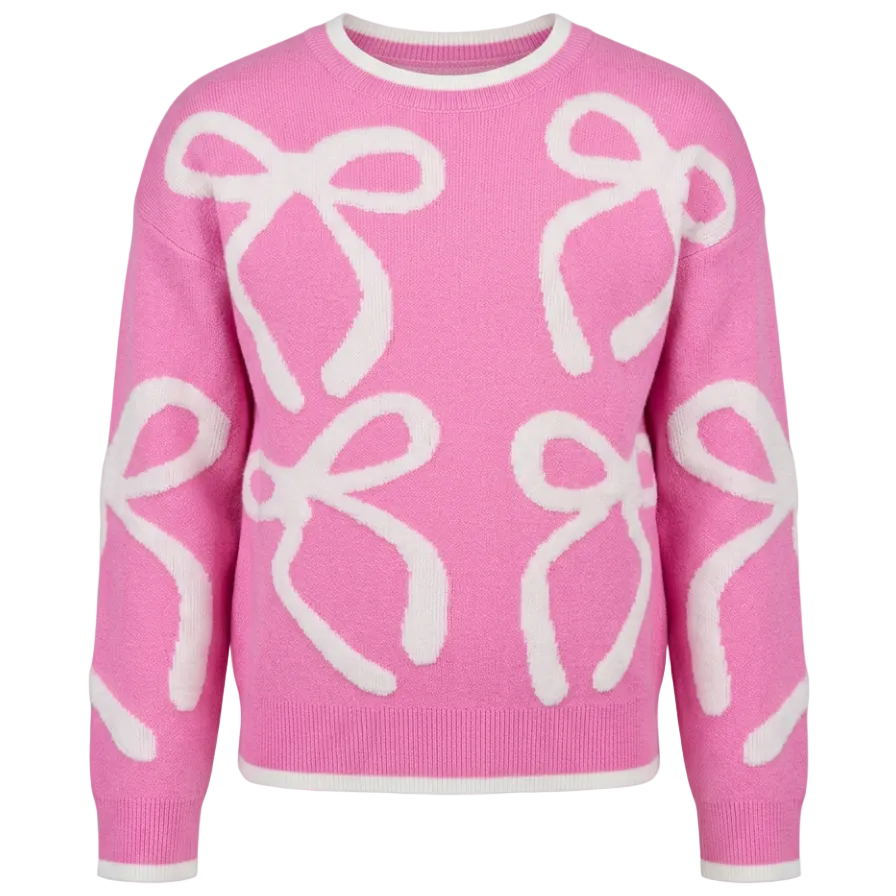 Pink Bow Sweater