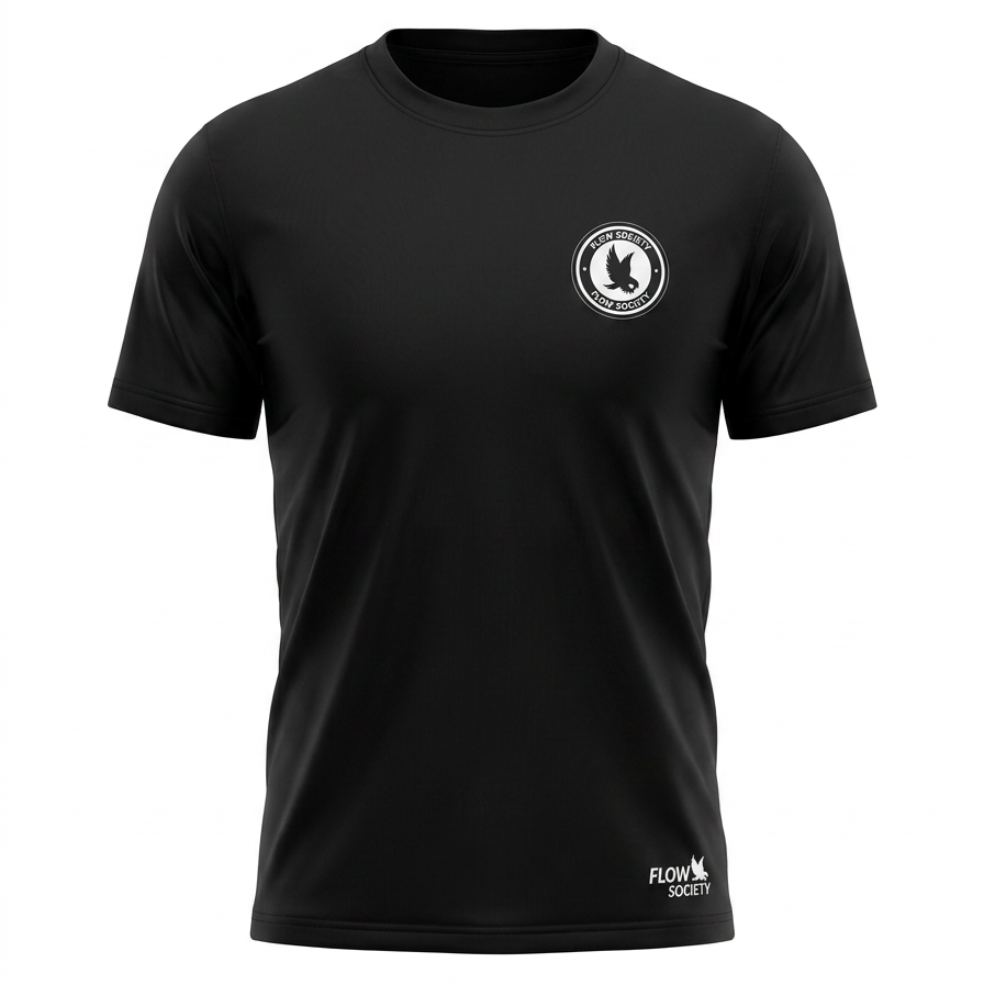 Black Flow Eagle Patch T-Shirt