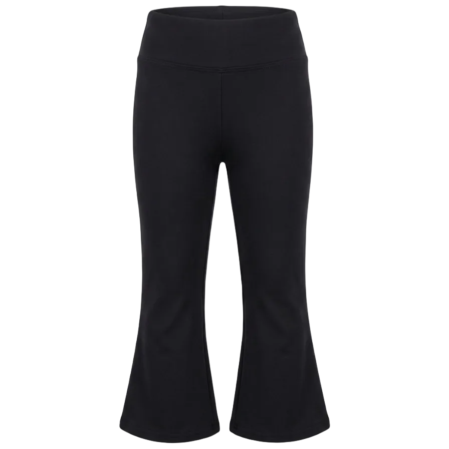 Matte Black Flare Legging