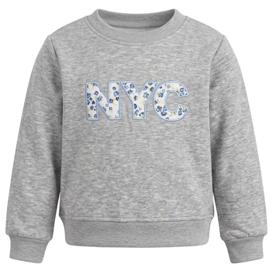 Floral NYC Patch Sweatshirt