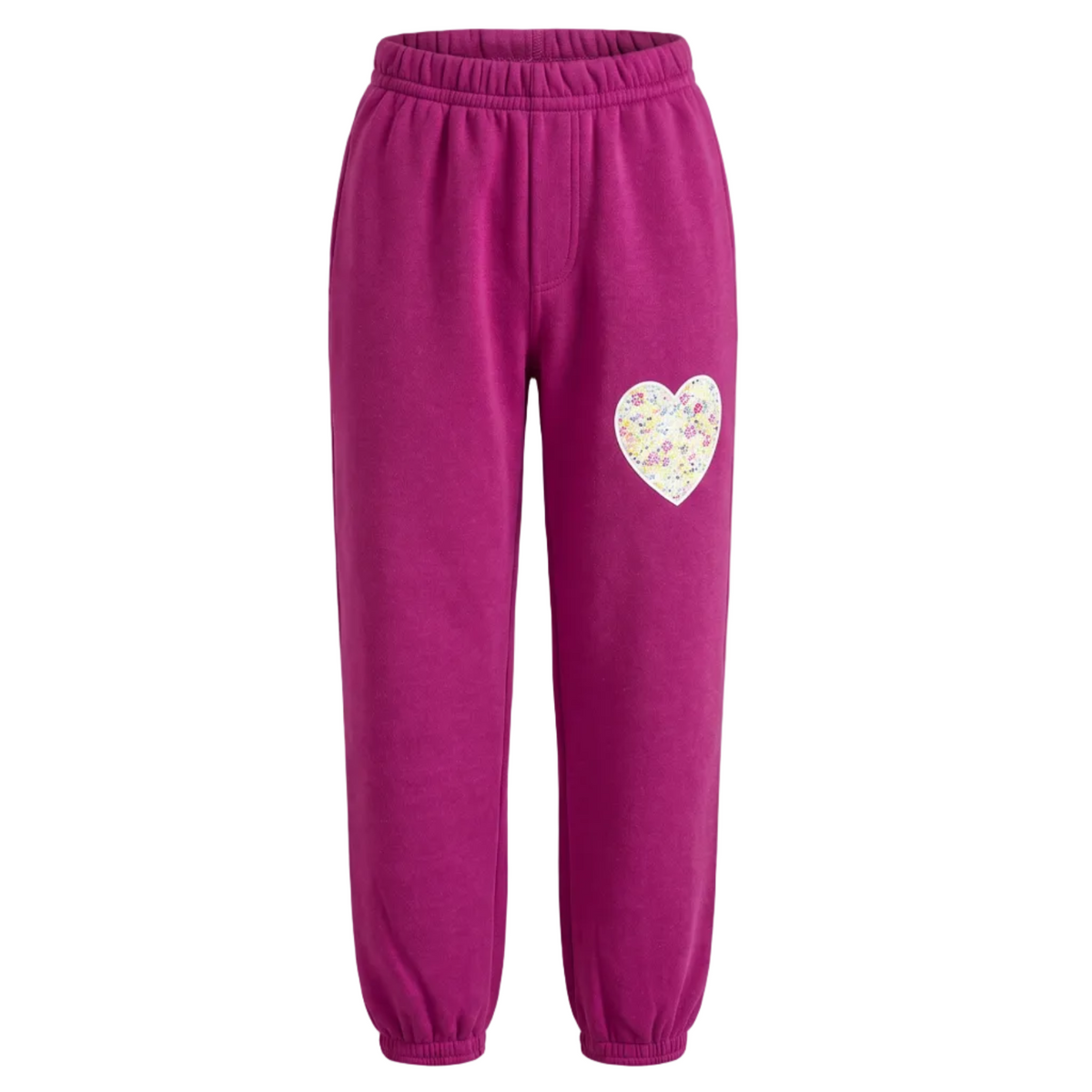 Floral Heart Patch Jogger