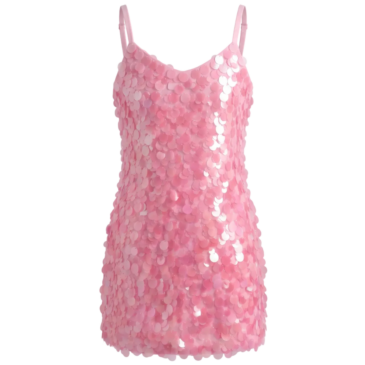 Pink Paillete Dress