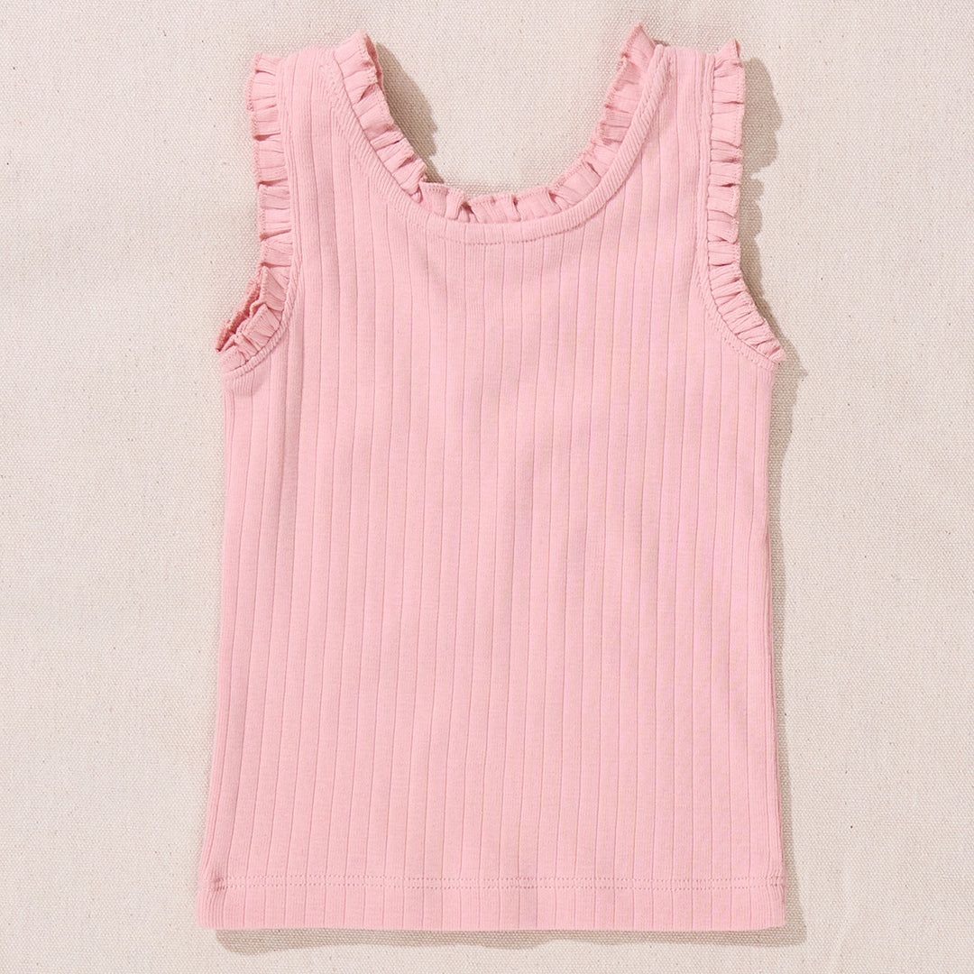 Joy Ruffle Rib Tank