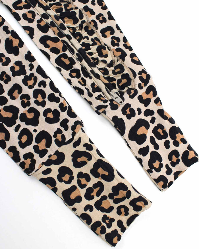Kiara Ruffled "Leopard" Convertible Romper