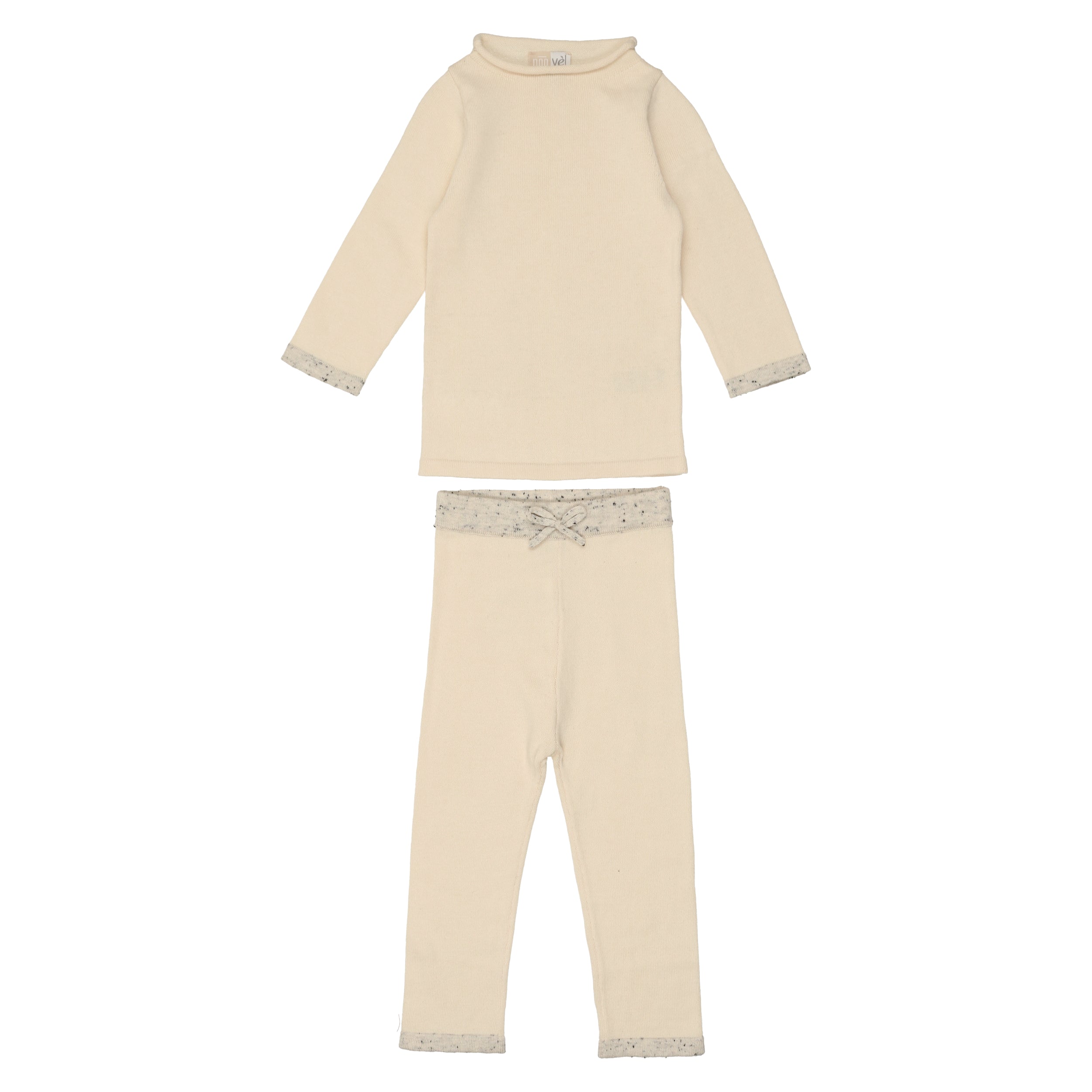 Cream Half Flecked Set