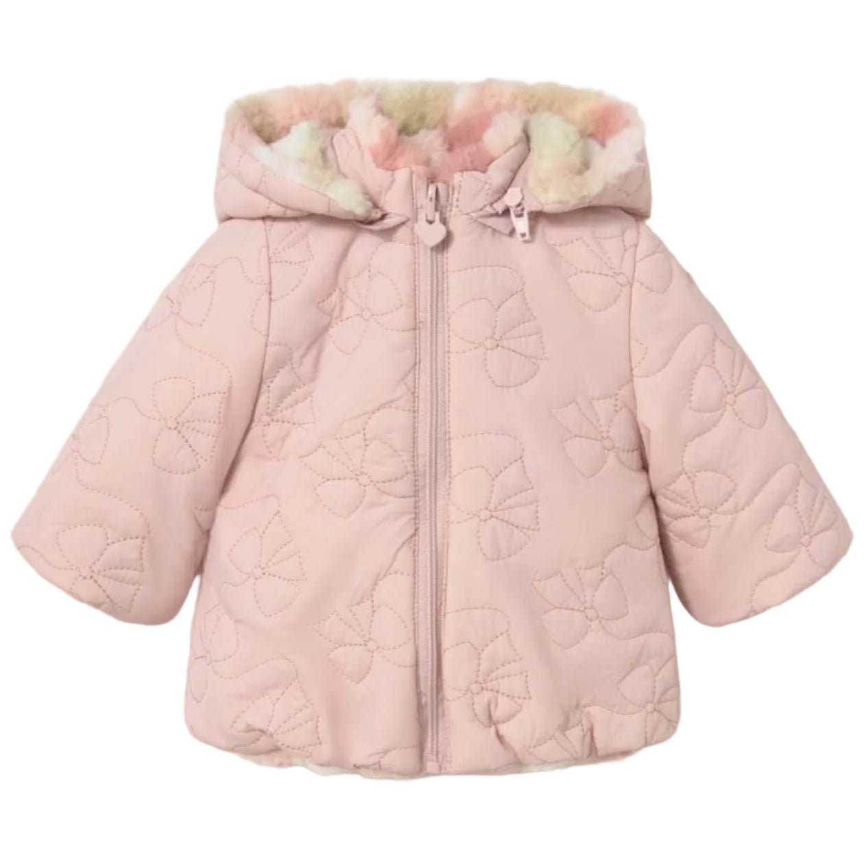 Reversible Bow Sherpa Jacket