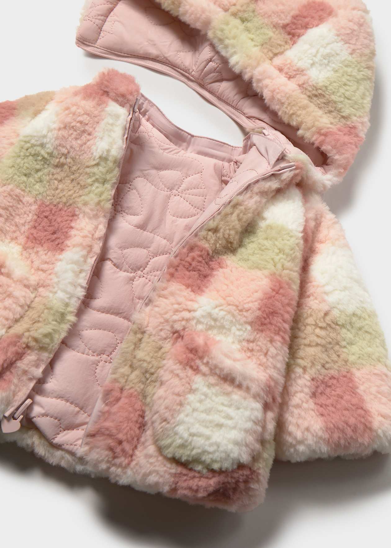 Reversible Bow Sherpa Jacket