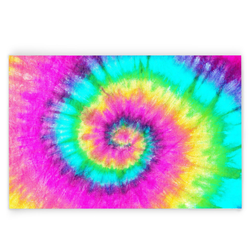 Personalized Rainbow Tie Dye Dishware