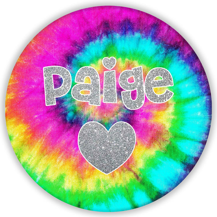 Personalized Rainbow Tie Dye Dishware