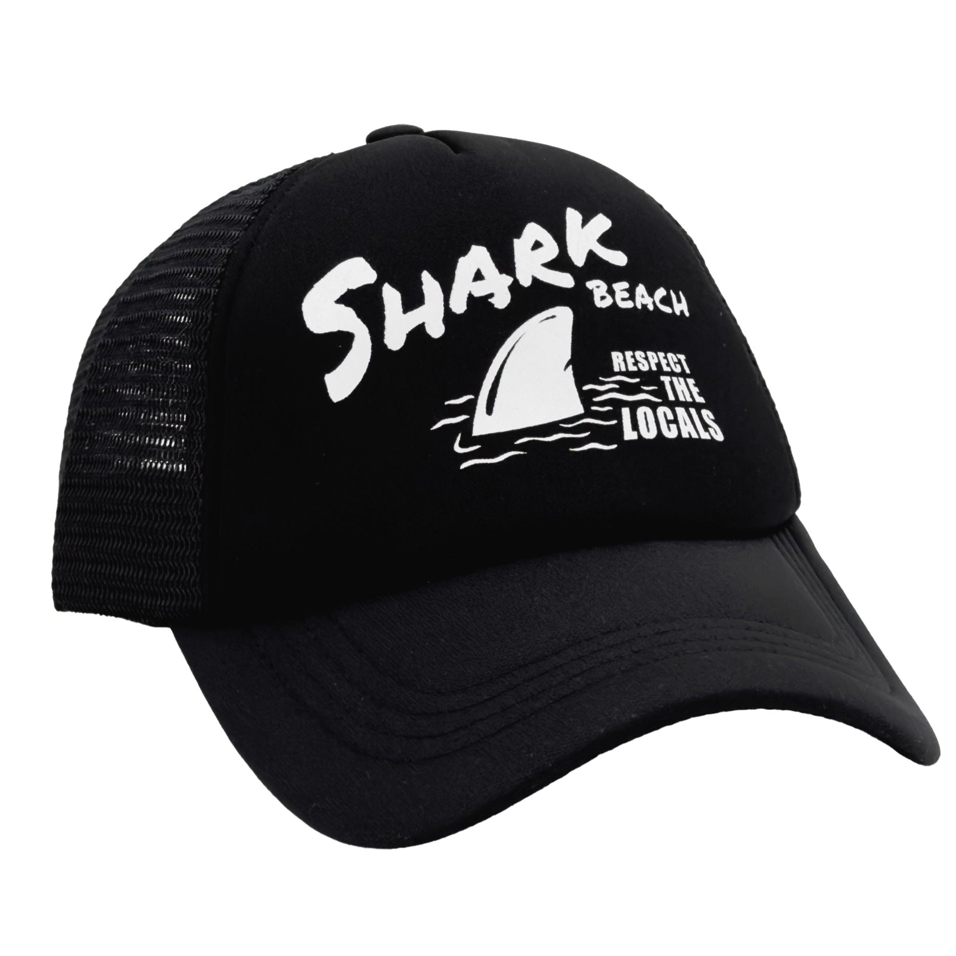 Shark Beach Trucker Hat
